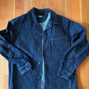 Uniqlo Men's Dark Blue Denim Jacket